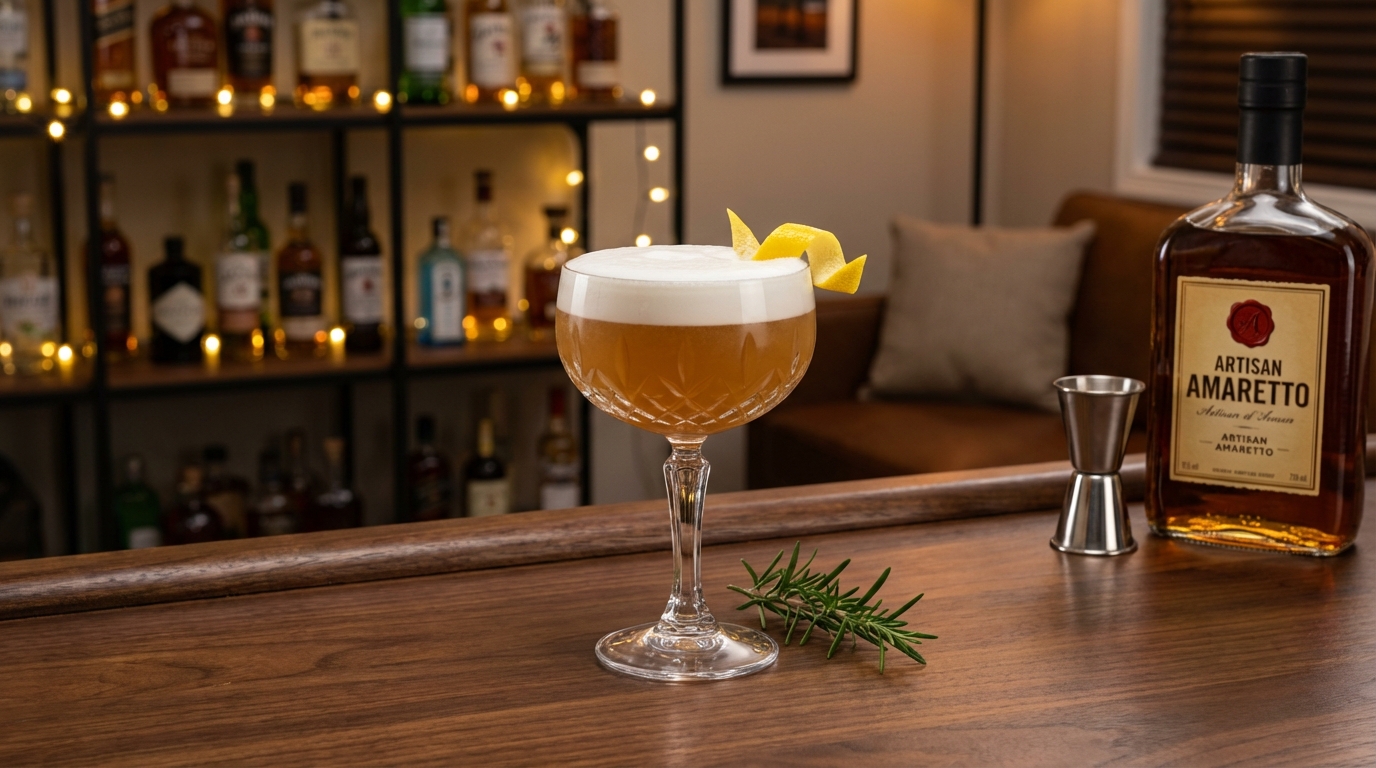 découvrez comment un ingrédient surprenant a transformé mon amaretto sour en la boisson préférée de tous chez moi, un vrai succès garanti !