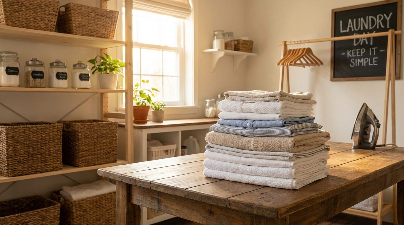 découvrez le rituel étonnant de mon mari avant de lancer le sèche-linge qui a complètement éliminé le besoin de repassage chez nous. une astuce simple et efficace à adopter !