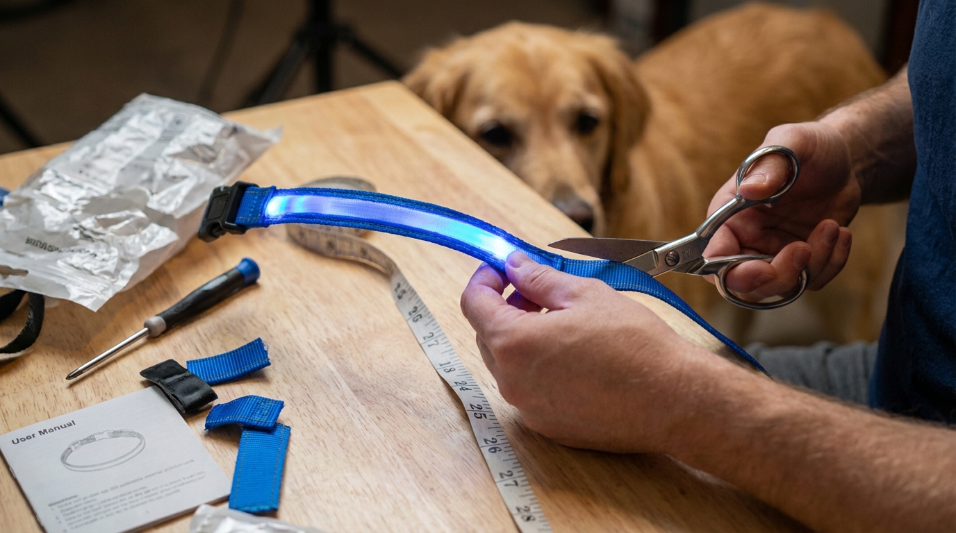pour seulement 2,99 € chez action, offrez à votre chien un accessoire lumineux garantissant une visibilité nocturne de plus de 200 mètres pour des promenades en toute sécurité.