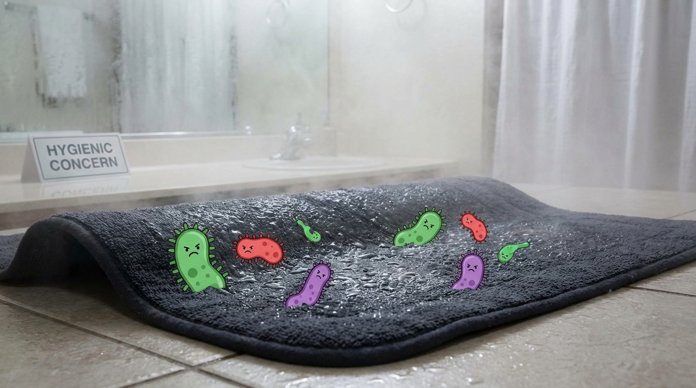 découvrez l'astuce japonaise pour remplacer le tapis de bain par une solution durable et hygiénique qui ne moisit pas pendant 15 ans. adoptez un style de vie plus sain dès aujourd'hui !