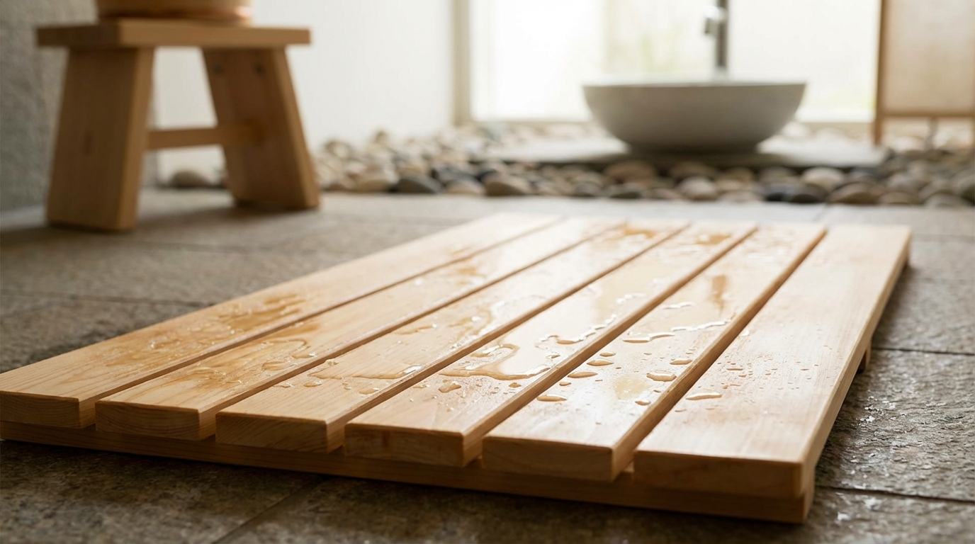 découvrez l'astuce japonaise révolutionnaire pour remplacer le tapis de bain. une solution durable, hygiénique et efficace qui reste impeccable pendant 15 ans sans moisir.