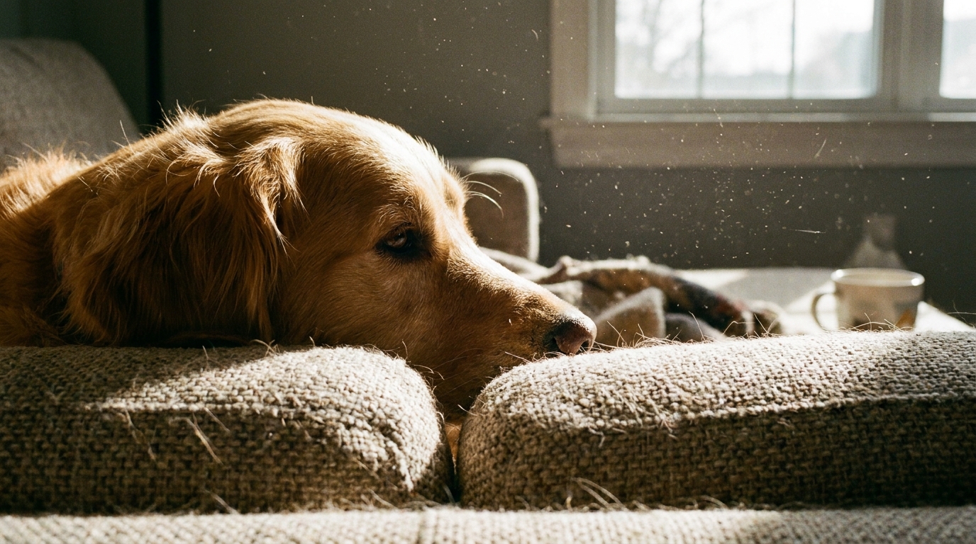 découvrez une méthode innovante et sans eau pour éliminer l'odeur de chien sur votre canapé en seulement deux heures, bien loin du vinaigre traditionnel. une solution simple et efficace qui change tout.