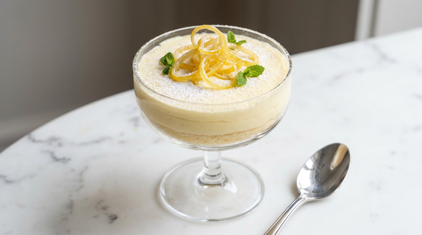 découvrez ces délicieuses crèmes au citron servies dans leur coquille, un dessert dominical simple et raffiné qui séduit à chaque fois par son goût frais et sa présentation originale.