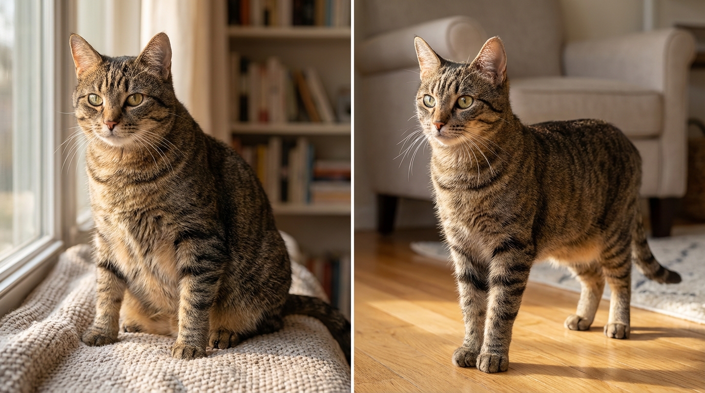 découvrez comment 5 minutes d'exercices quotidiens ont métamorphosé le ventre rond de mon chat en une silhouette élégante, grâce à des astuces simples et efficaces.