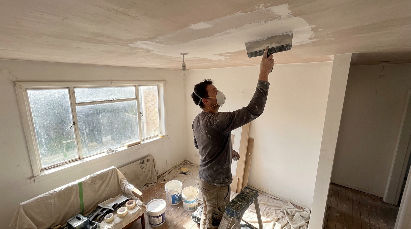 découvrez comment un simple tube caché dans mon placard a réparé une fissure au plafond rapidement et sans l’aide d’un plâtrier, grâce à une astuce facile et efficace.