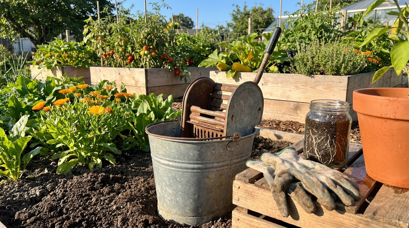 découvrez l'objet oublié dans votre buanderie qui révolutionne votre potager en relevant quatre défis majeurs pour un jardin plus sain et productif.