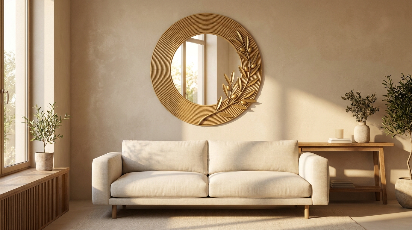 découvrez comment une simple déco au-dessus du canapé peut transformer votre salon en libérant l'espace mural autour pour un intérieur épuré et élégant.