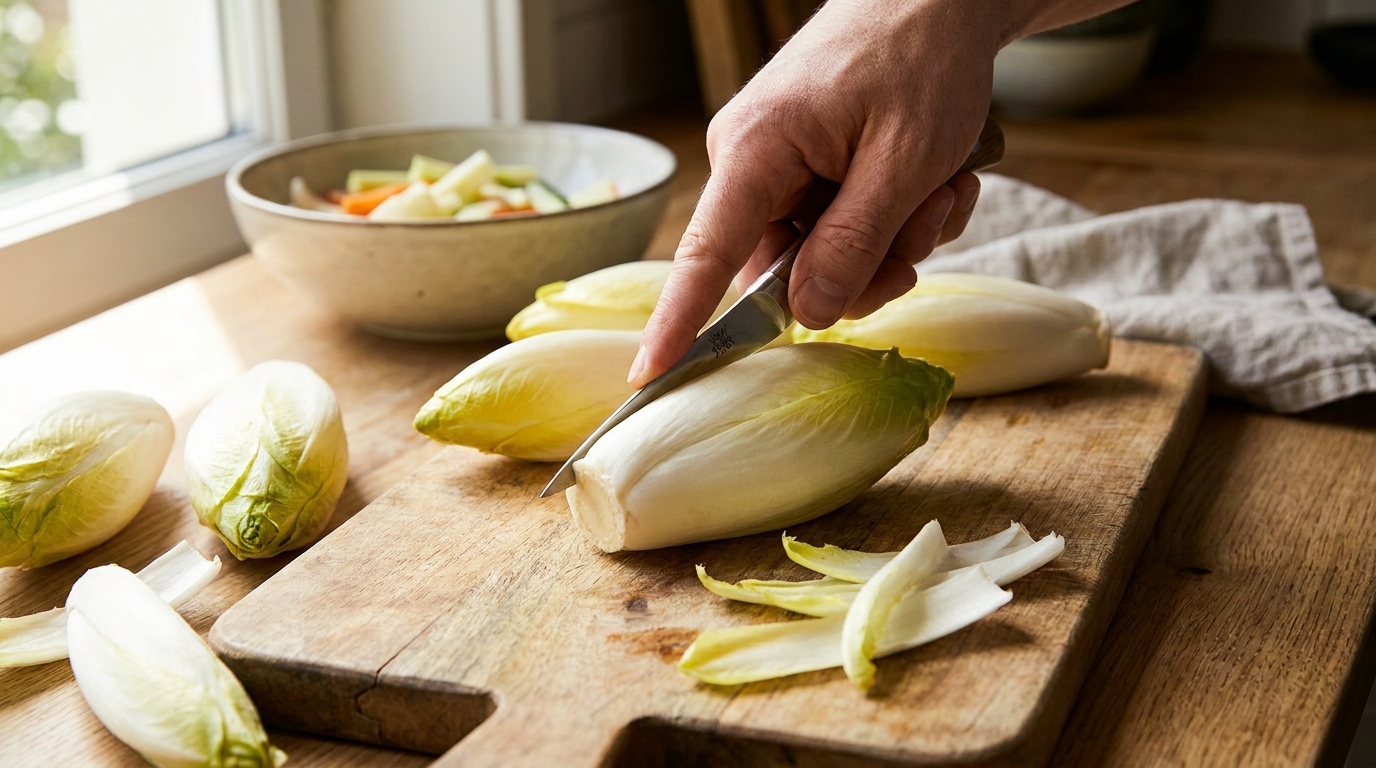 découvrez l'astuce indispensable pour éviter l'amertume des endives au jambon avant la cuisson au four et réussir ce plat savoureux à coup sûr.