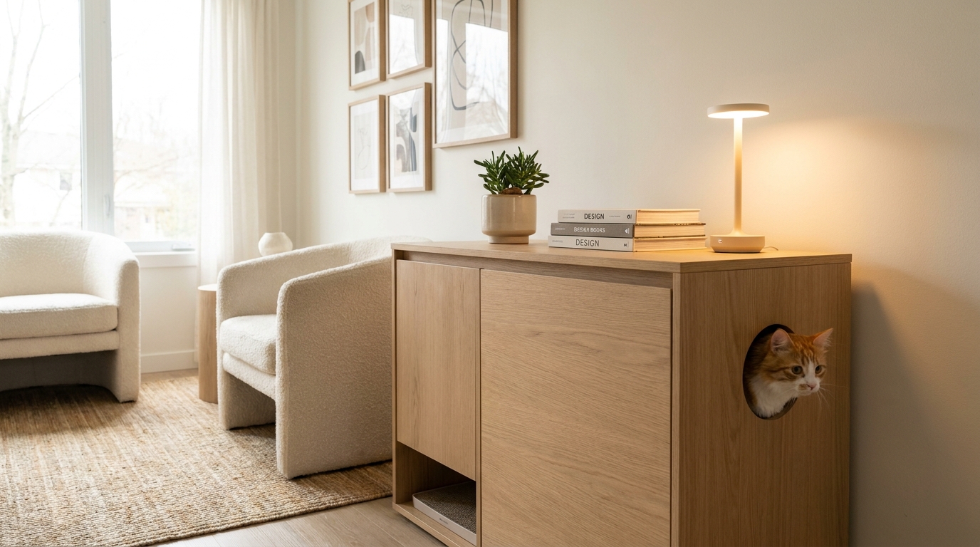 découvrez ce meuble astucieux à moins de 50 € qui transforme la litière de votre chat en un accessoire déco élégant et original. fini de la cacher, sublimez votre intérieur facilement !