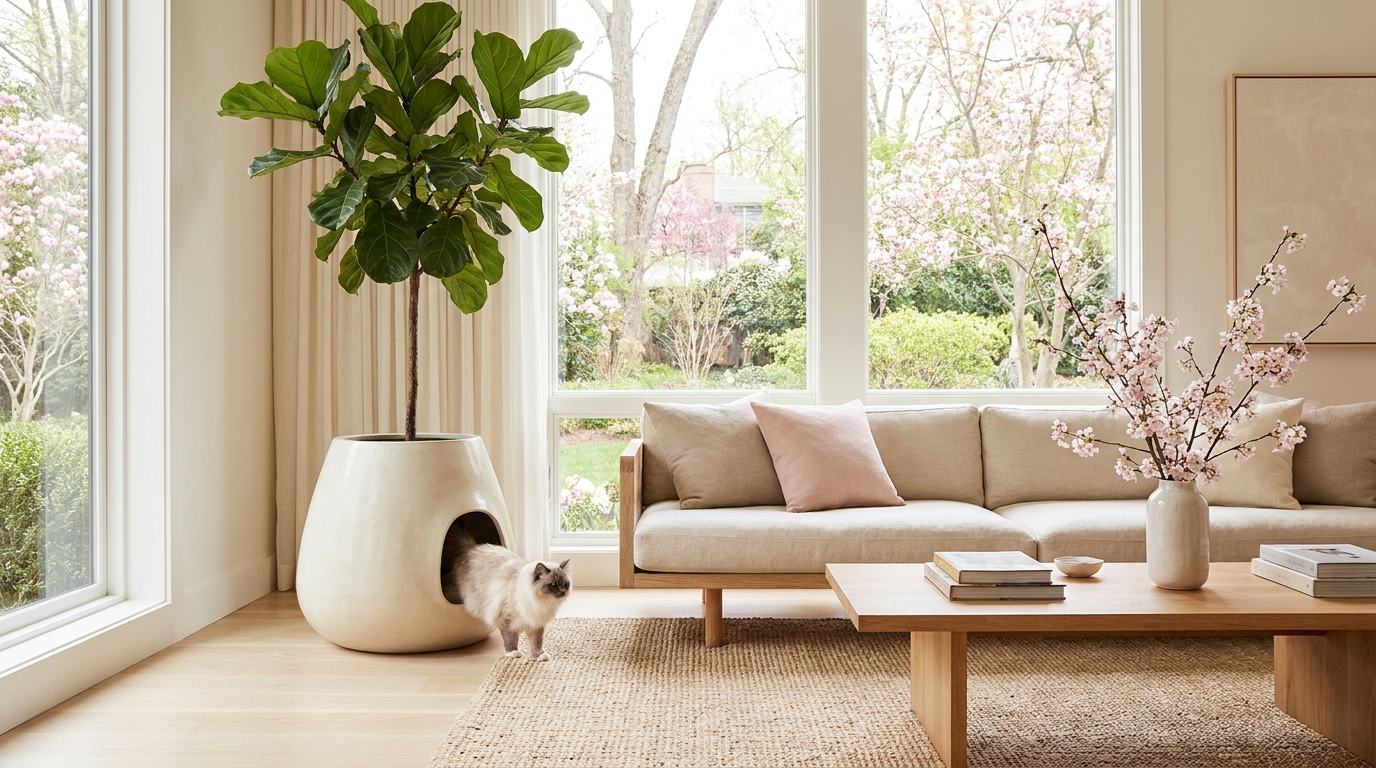 découvrez ce meuble à moins de 50 € qui transforme la litière de votre chat en un accessoire déco élégant et discret, fini les cachettes encombrantes !