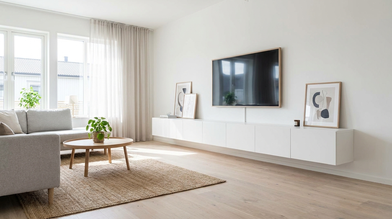 découvrez comment les architectes d’intérieur transforment votre salon en optimisant l’espace et en éloignant le meuble tv du mur pour une ambiance plus chaleureuse et spacieuse.
