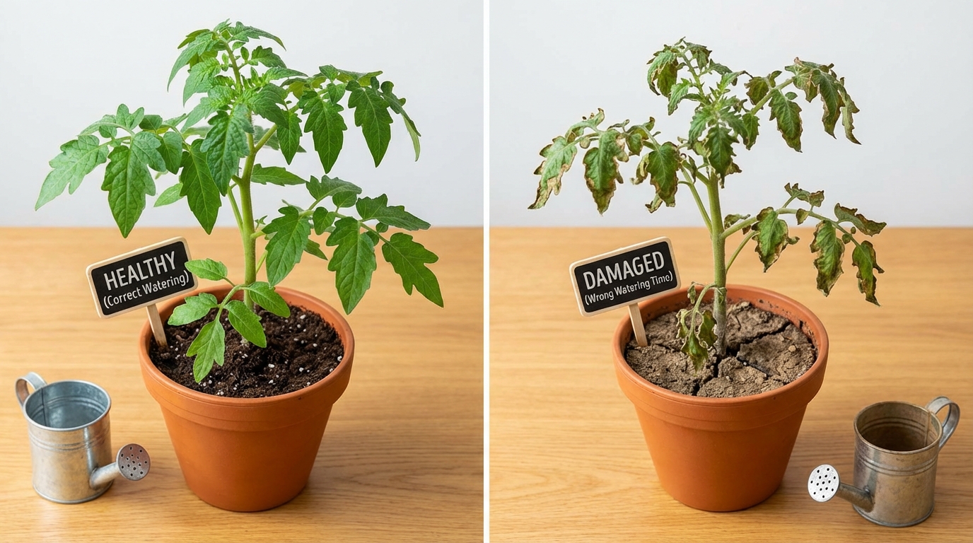 découvrez comment ajuster l'heure d'arrosage a transformé la croissance de mes plantes, doublant leur développement simplement en choisissant le bon moment pour les hydrater.