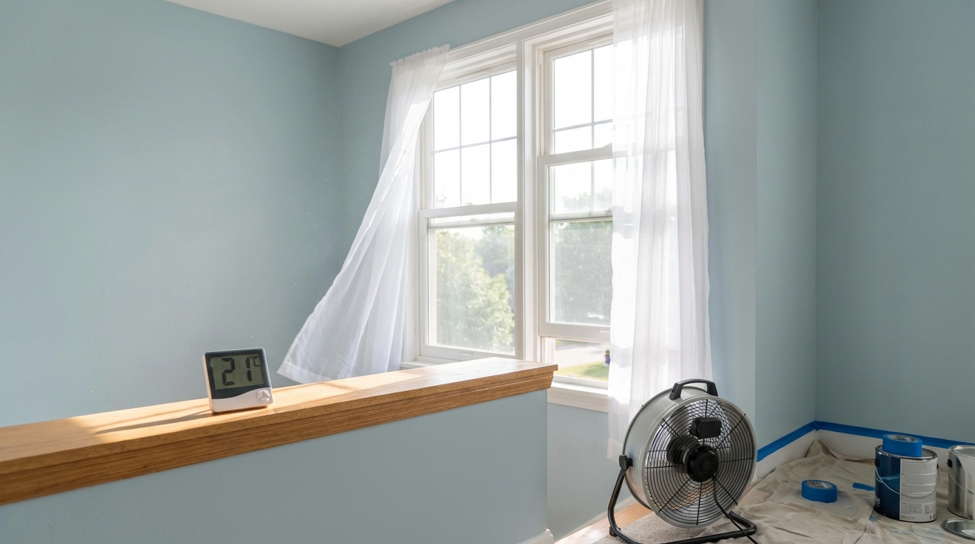 découvrez la précaution essentielle à prendre avant de dormir dans une chambre fraîchement repeinte pour préserver votre santé et éviter les risques liés aux émanations.