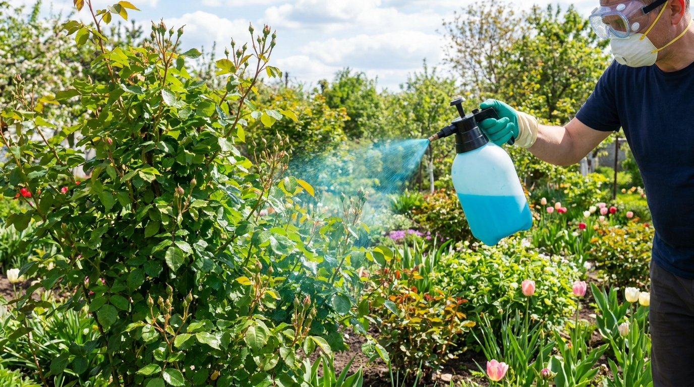 découvrez le geste incontournable des anciens avant d'appliquer la bouillie bordelaise pour assurer des rosiers vigoureux et en parfaite santé.