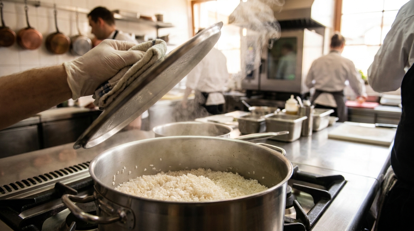 découvrez le secret d’un cuisinier pour réussir un riz parfait à chaque fois : le moment précis où arrêter de couvrir pour éviter qu’il ne colle jamais.