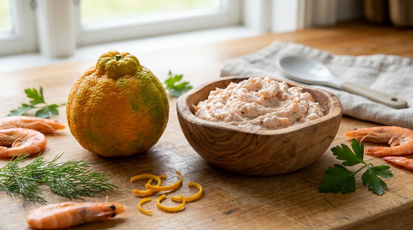 découvrez comment un agrume oublié transforme les rillettes de crevettes en une délicieuse explosion de saveurs, pour un plat à la fois original et rafraîchissant.