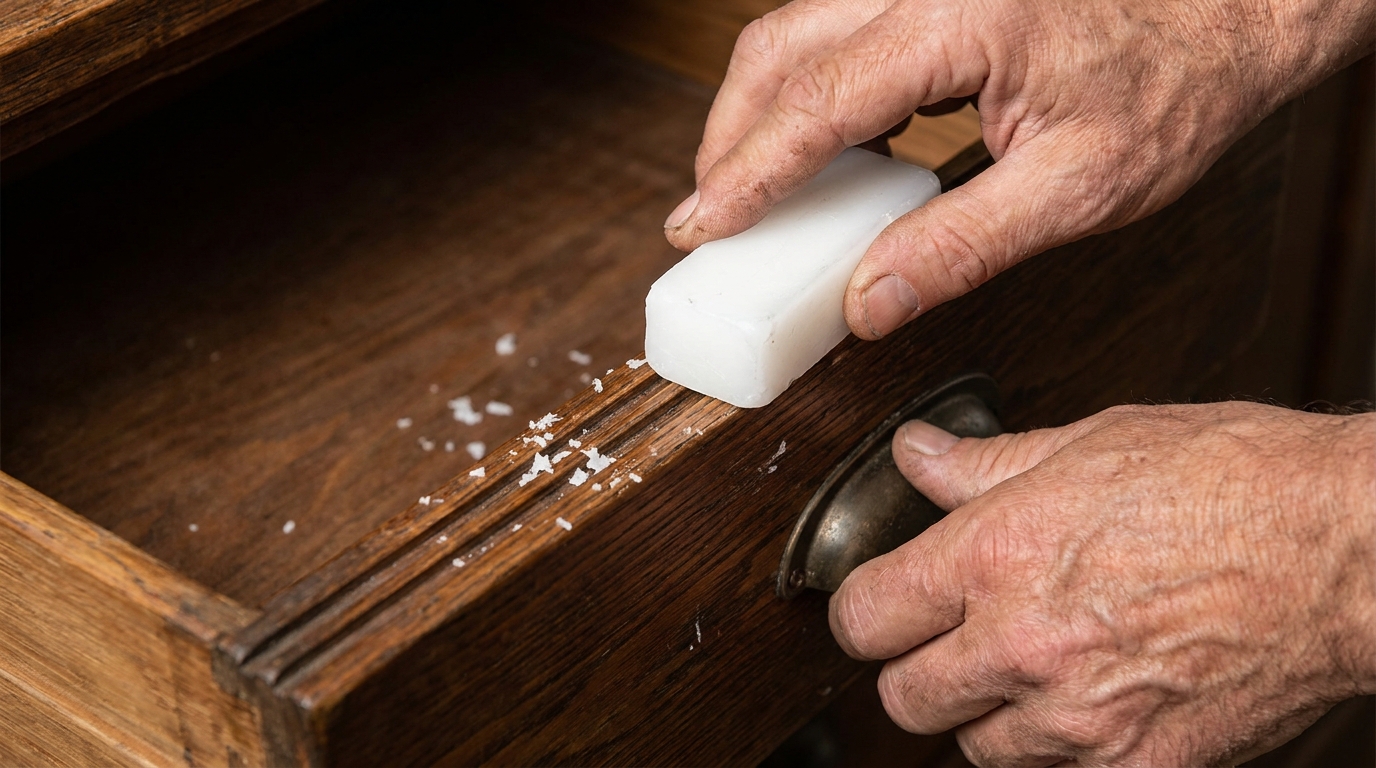 découvrez l'astuce simple d'un bricoleur pour débloquer un tiroir coincé sans avoir à démonter le meuble. solution rapide et efficace garantie !