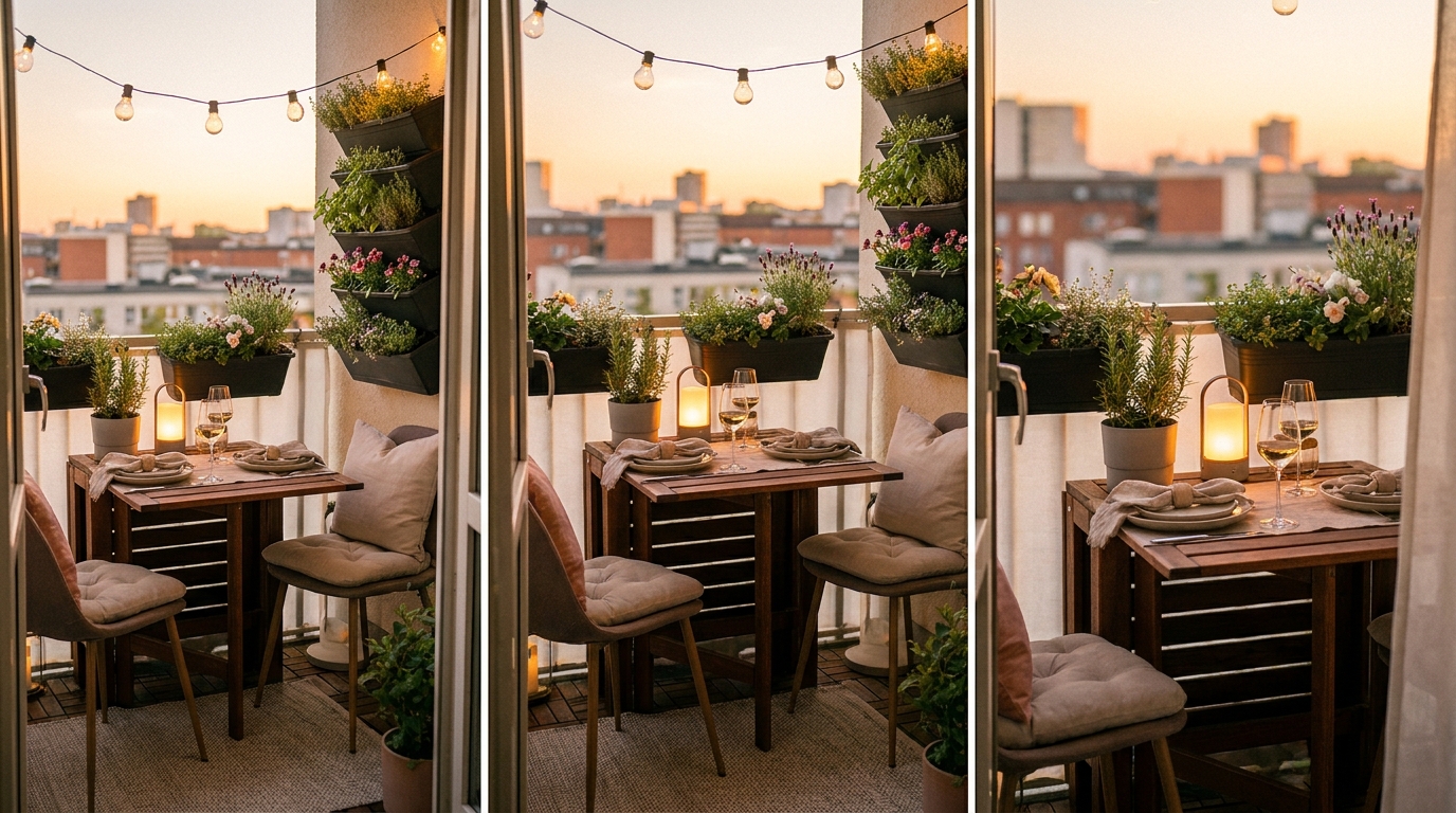 découvrez 5 astuces simples pour transformer un balcon de 3 m² en un espace repas convivial et chaleureux, idéal pour déjeuner dehors chaque soir.