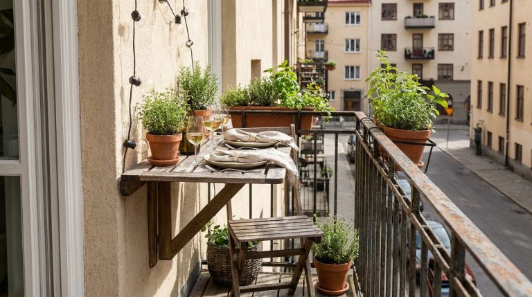découvrez 5 astuces simples pour transformer un balcon de 3 m² en un espace repas convivial et profiter de déjeuners en plein air chaque soir.