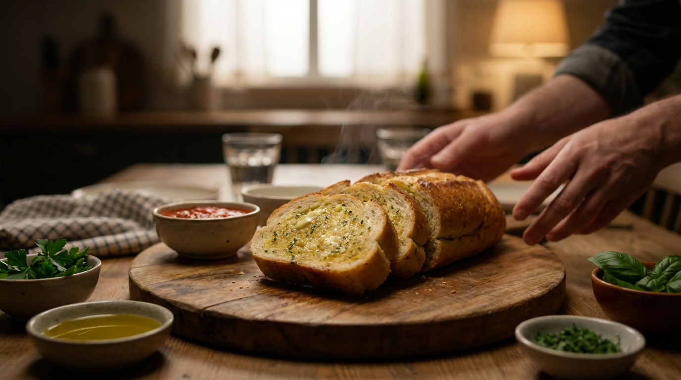 découvrez notre recette rapide de pain à l'ail express en seulement 12 minutes, parfaite pour un apéro convivial qui fera l'unanimité et où tout le monde en redemandera !