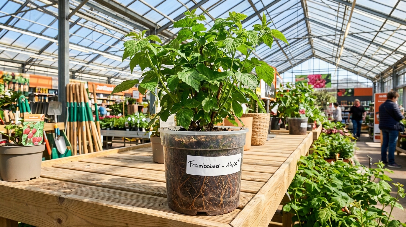 plantez votre framboisier jardiland à seulement 14 € avant le printemps et profitez d'une récolte estivale généreuse. offrez-vous des fruits frais et savoureux cet été !