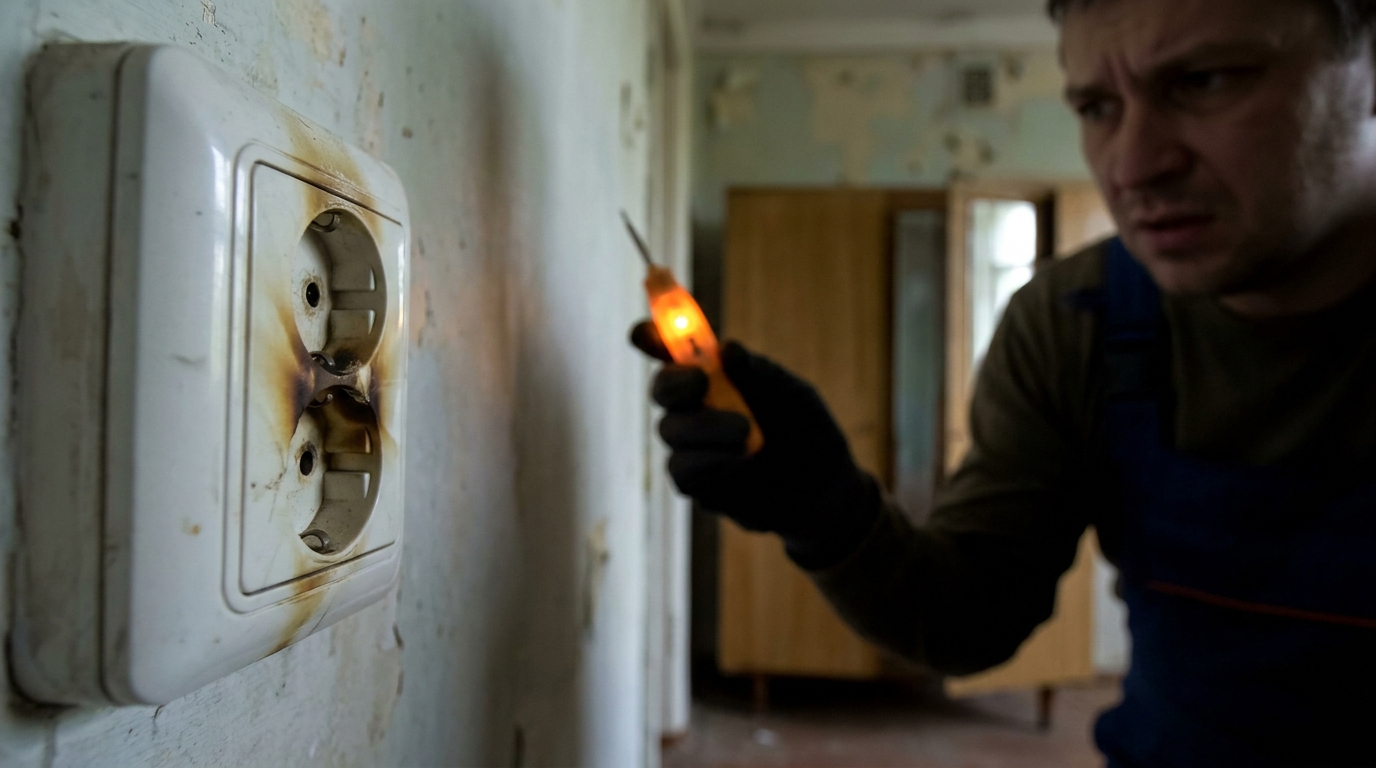 découvrez pourquoi un électricien met en garde contre les prises électriques décolorées, signes potentiels de danger et risques pour la sécurité de votre installation électrique.