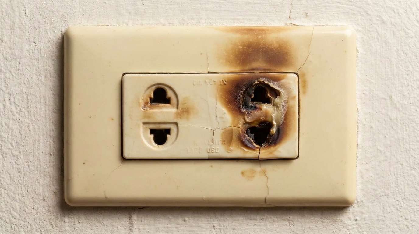 découvrez pourquoi un électricien met en garde contre les prises électriques décolorées, signes potentiels de danger et risques pour votre sécurité électrique.