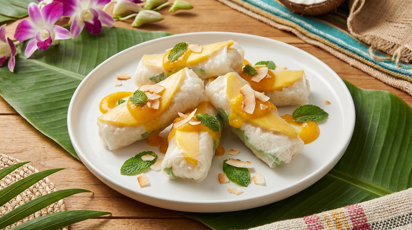 découvrez notre recette rapide de riz au lait de coco et mangue, un dessert exotique et savoureux prêt en seulement 10 minutes pour ravir vos papilles.