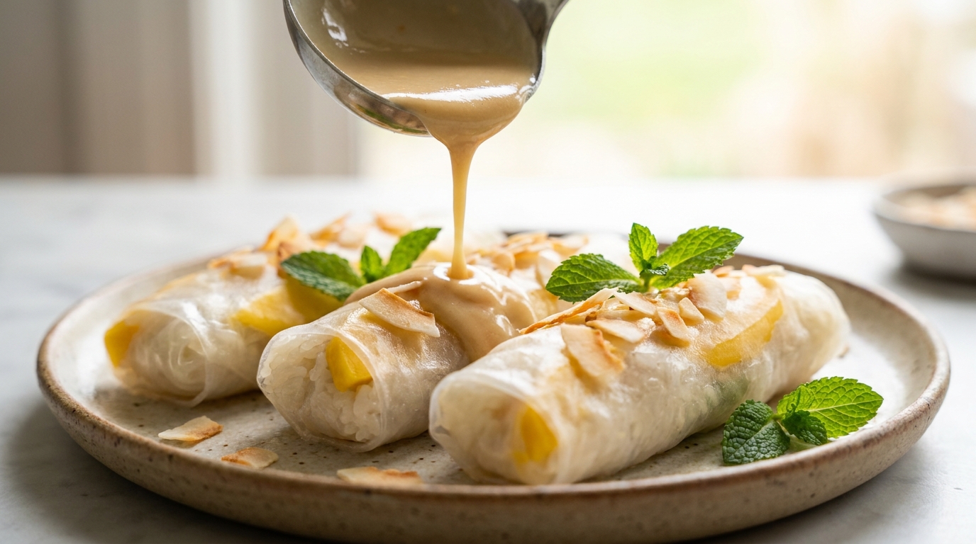 découvrez notre recette rapide de riz au lait de coco et mangue, un dessert exotique délicieux prêt en seulement 10 minutes pour régaler vos papilles.