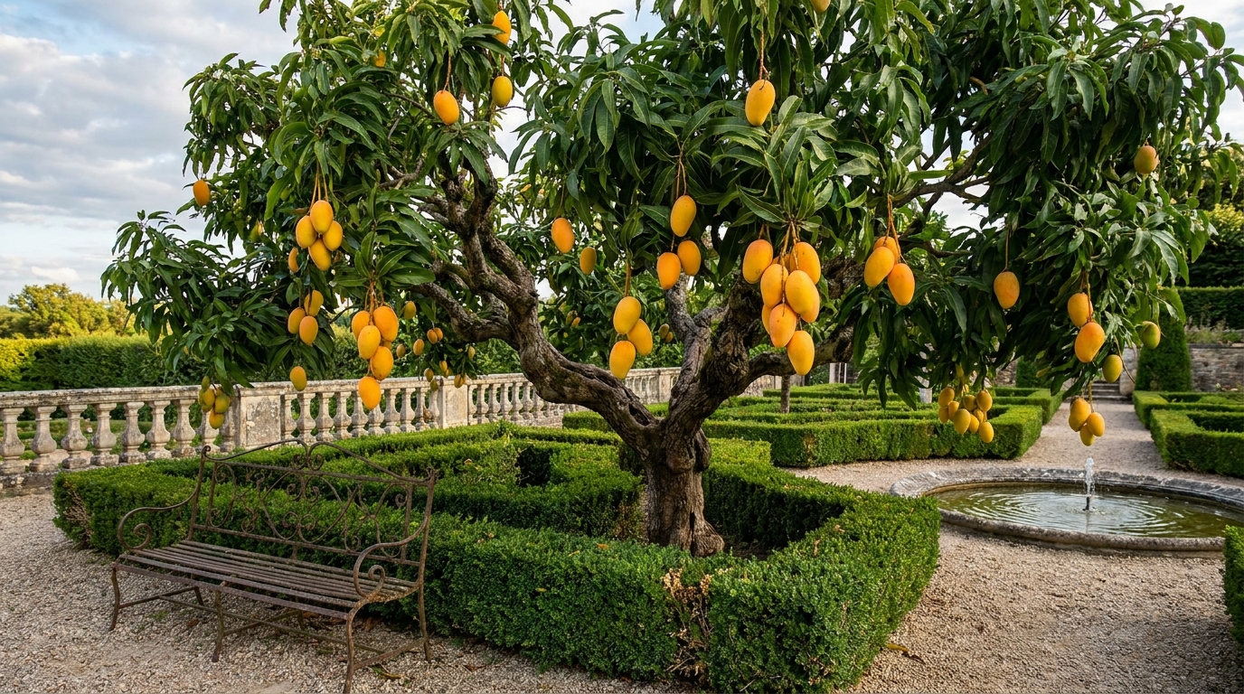 découvrez un arbre mystère dans un jardin français portant des fruits au goût de mangue, mais apprenez à éviter la confusion fréquente grâce à notre guide complet.