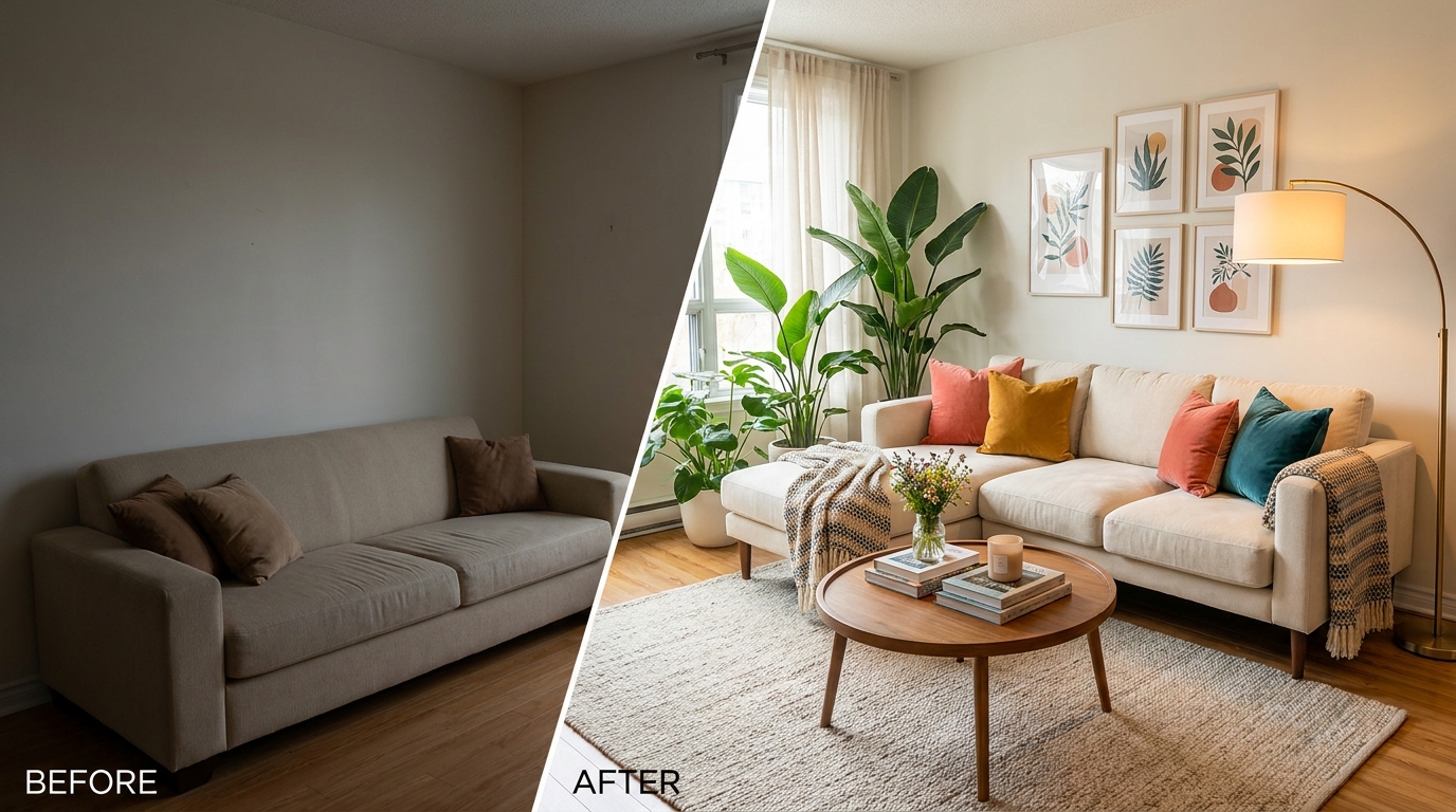 découvrez 5 astuces déco simples pour transformer un salon terne sans gros travaux et redonner du pep's à votre intérieur et à votre moral.