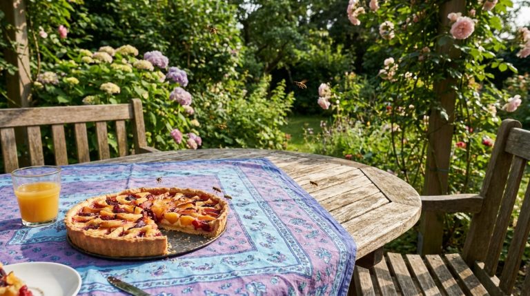 découvrez quelle couleur de nappe choisir pour un apéro d'été sans guêpes et apprenez quelle teinte éviter absolument pour profiter sereinement de vos moments en plein air.