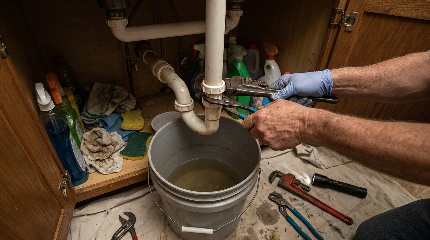 découvrez la vérité surprenante que mon plombier m'a révélée après des années à utiliser bicarbonate et vinaigre pour déboucher mon évier. un secret caché dans mon siphon qui change tout !