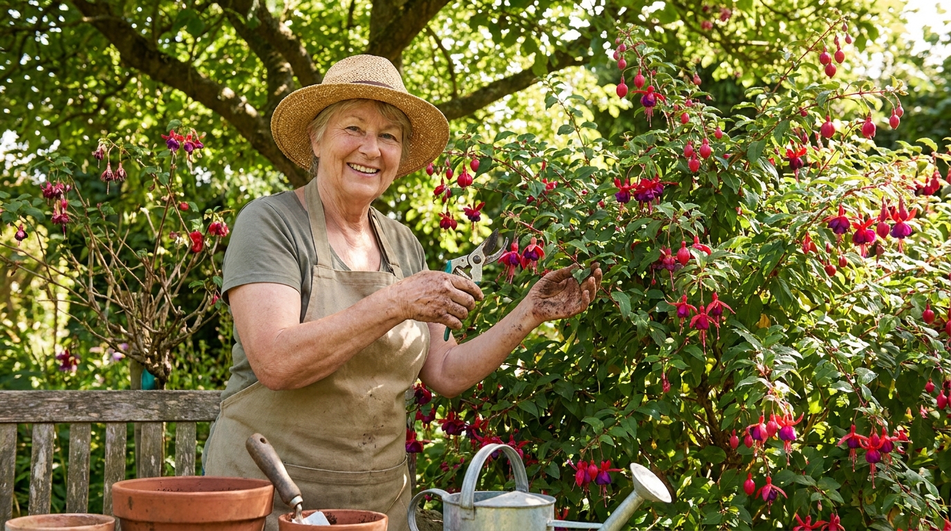 découvrez comment une taille inattendue, suivie des précieux conseils d'un voisin pépiniériste, a transformé la floraison de mes fuchsias après six ans de déception.