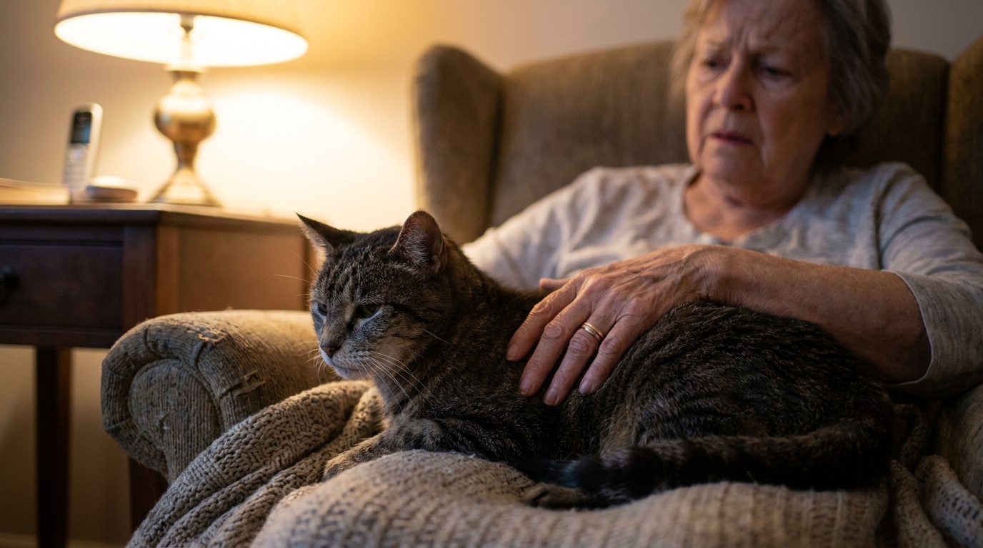 découvrez ce moment émouvant où votre chat vous fait ses adieux en douceur, caché dans la routine paisible de chaque soirée.