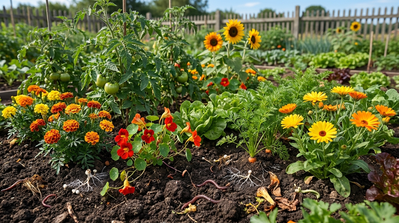 découvrez comment ces 4 fleurs populaires au potager améliorent la santé du sol et boostent la croissance de vos légumes tout en ajoutant beauté et biodiversité à votre jardin.