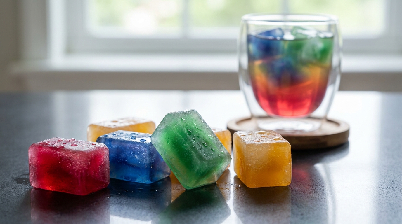 découvrez ces cubes gifi à seulement 0,82 € qui remplacent parfaitement les bacs à glaçons traditionnels pour des boissons toujours fraîches, sans dilution d'eau.