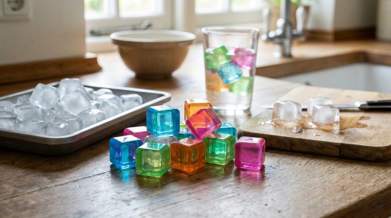 découvrez ces cubes gifi à seulement 0,82 € qui remplacent parfaitement les bacs à glaçons traditionnels, garantissant des boissons fraîches sans dilution par l'eau.