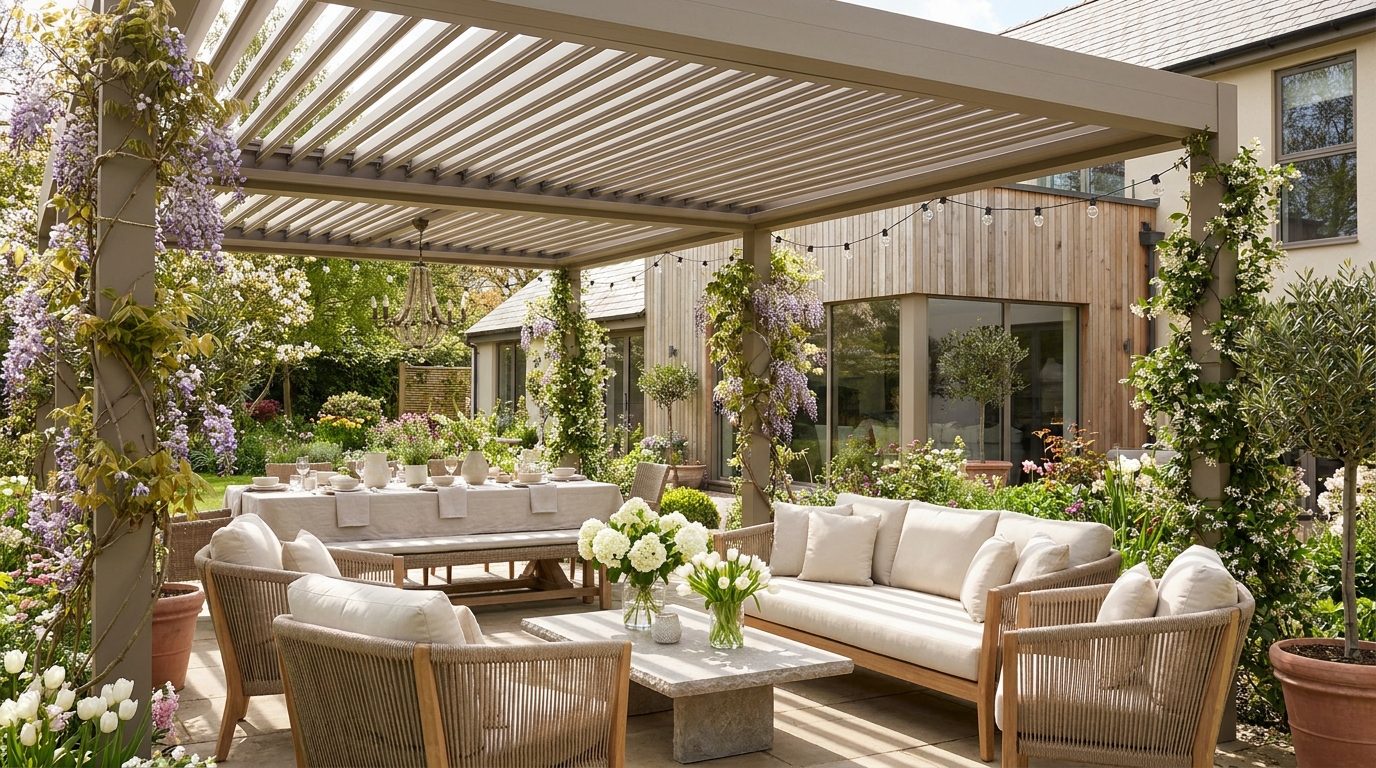 découvrez cette pergola bioclimatique castorama en promotion à moitié prix, une construction si réaliste que même votre voisin pourrait s'y tromper !