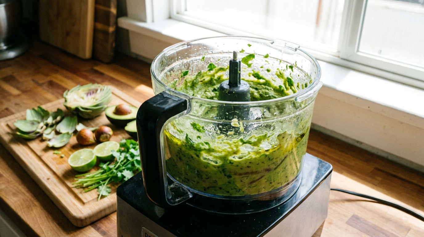 découvrez cette tartinade d'apéro surprenante qui a fait croire à mes invités qu'ils savouraient un guacamole, avant de dévoiler son ingrédient secret mixé pour un goût unique.