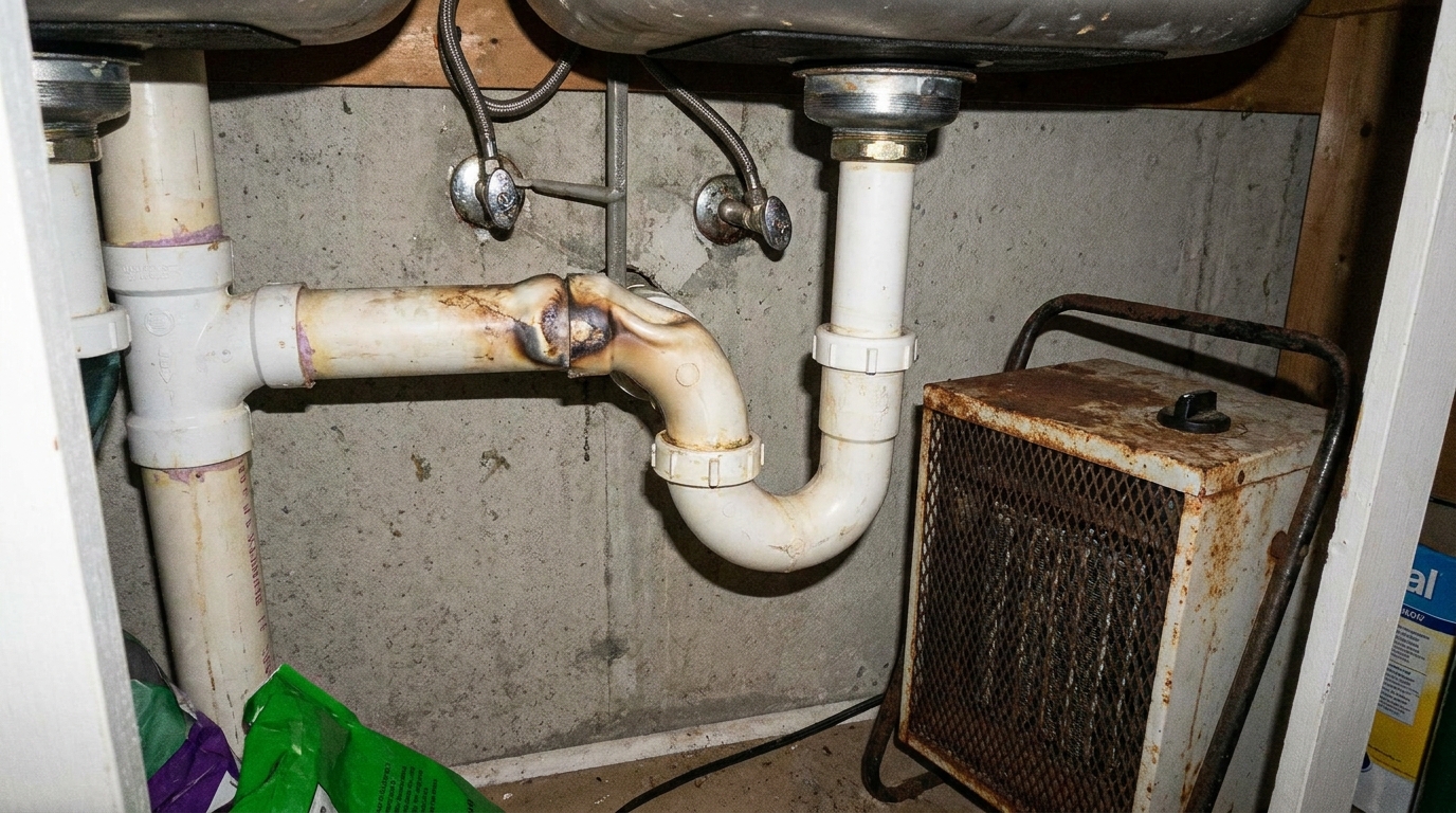 découvrez comment une astuce simple avec de l'eau bouillante a révélé un problème caché dans les tuyaux sous le sous-sol, une découverte surprenante grâce à mon beau-père.