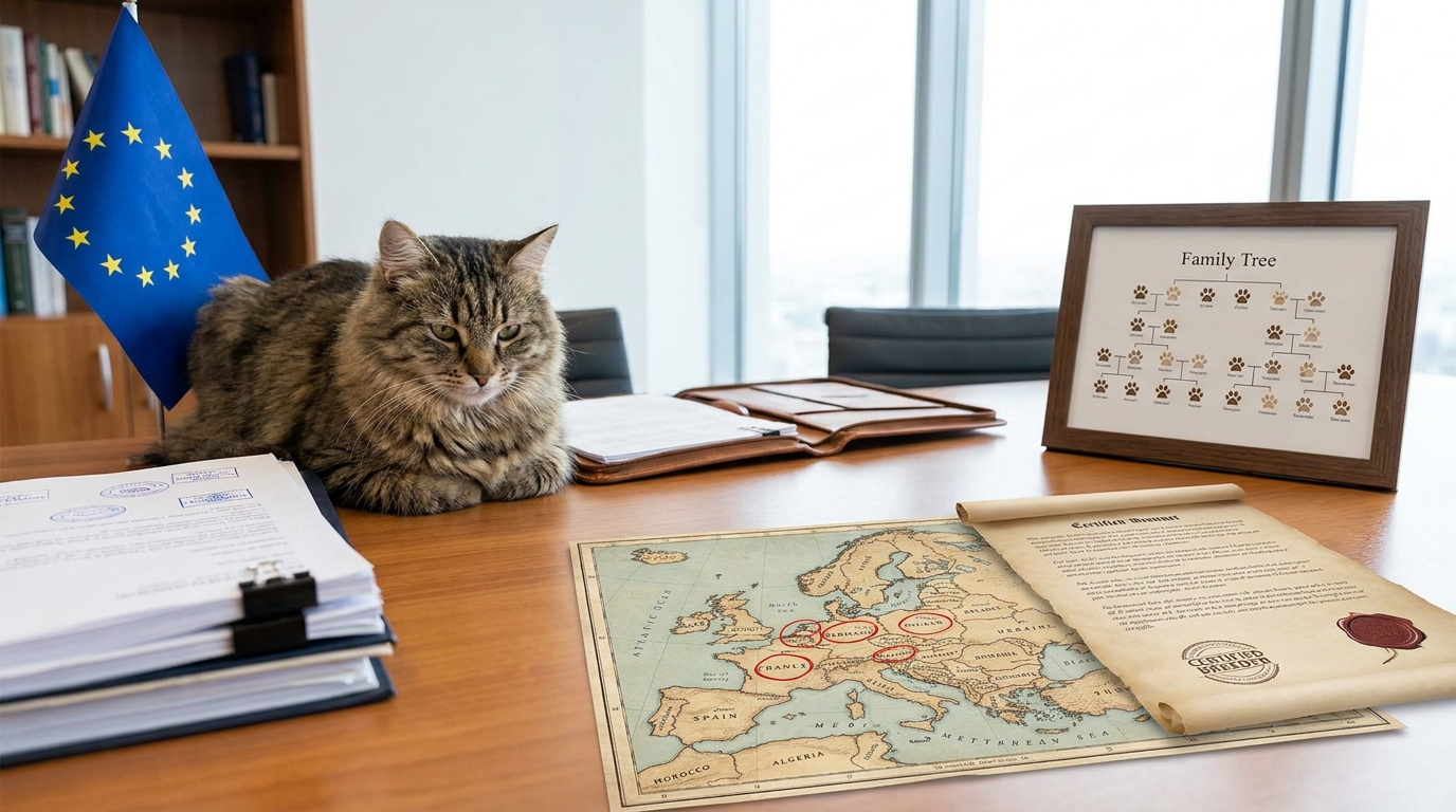 découvrez les origines de votre chat et comment les nouvelles règles européennes pour les éleveurs vont transformer leur élevage et votre expérience.