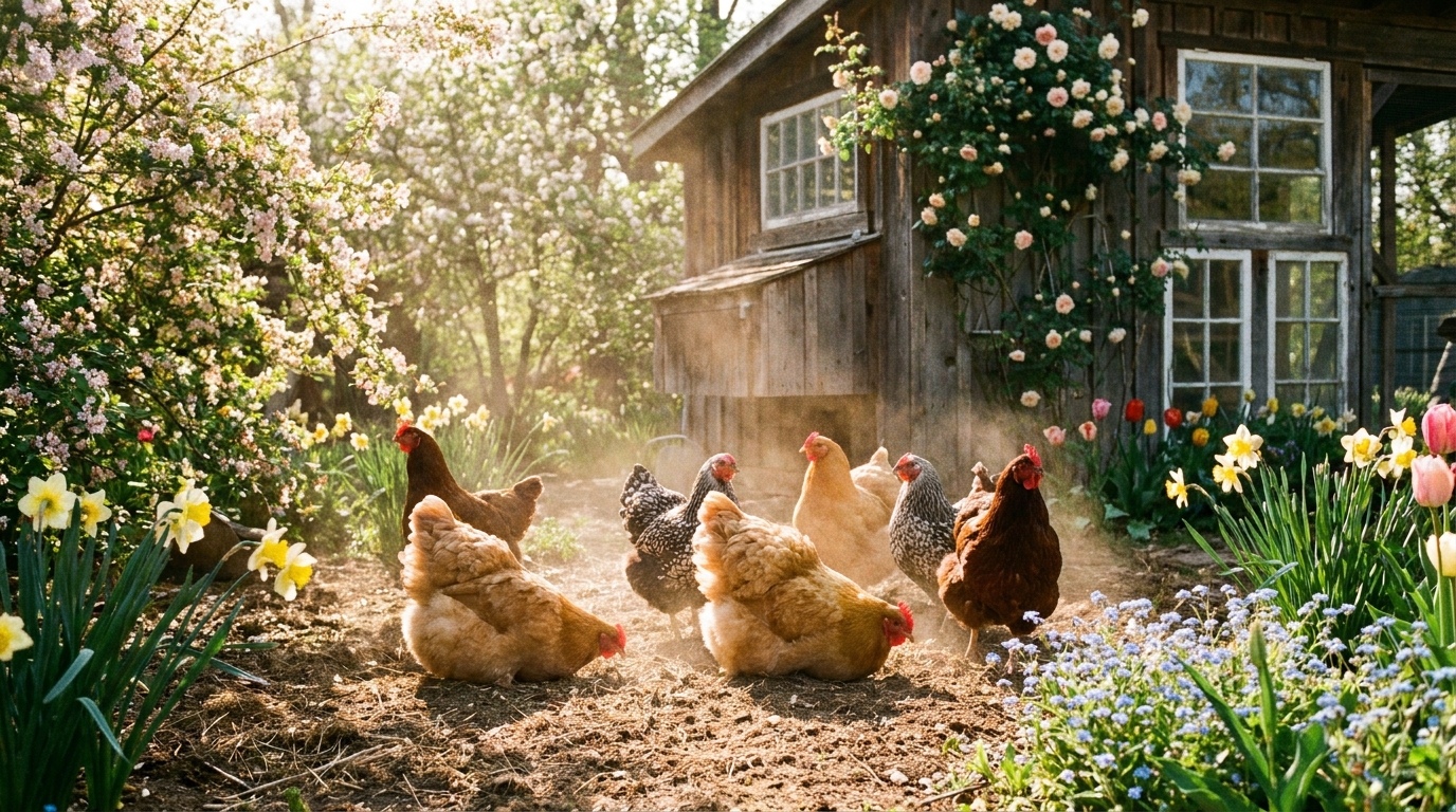 découvrez comment, dès le printemps, les conseils d'un voisin éleveur ont complètement transformé mon poulailler et amélioré la vie de mes poules.