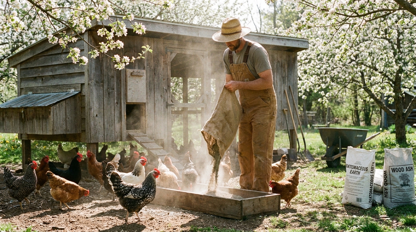 au printemps, un voisin éleveur a transformé mon poulailler grâce à ses conseils avisés, offrant une nouvelle vie à mes poules et améliorant leur bien-être.