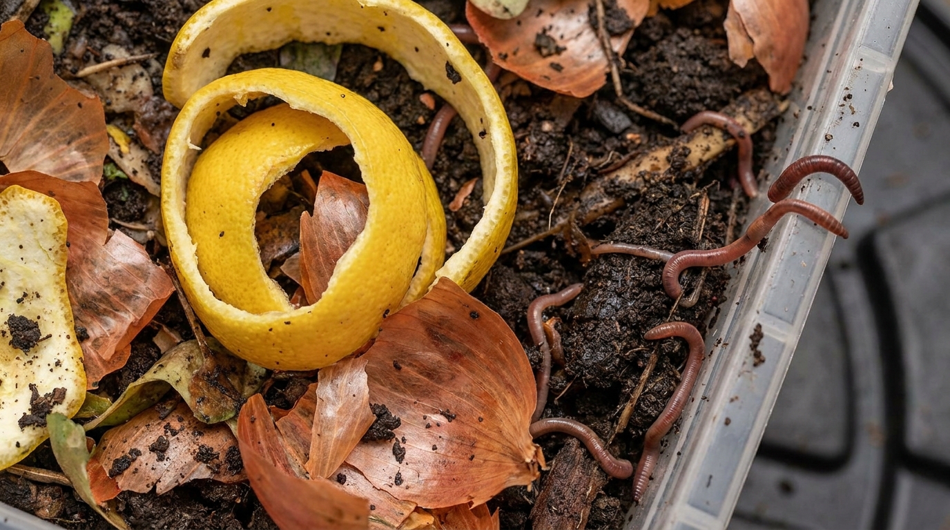 découvrez pourquoi vos lombrics disparaissent mystérieusement sous le couvercle du compost lorsque vous y ajoutez des épluchures de citron et apprenez comment préserver un compost sain et équilibré.