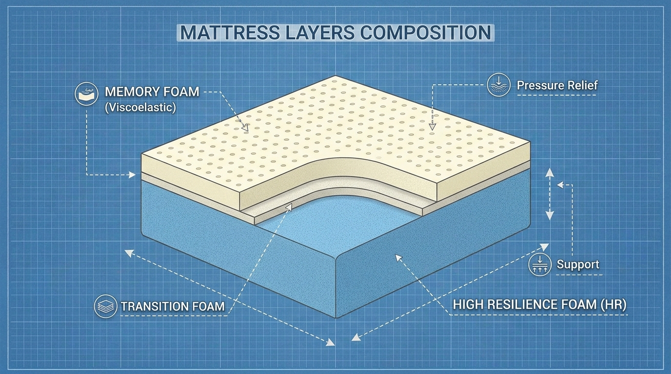 découvrez notre guide complet pour choisir le matelas idéal : latex, mousse ou ressorts, adapté à votre profil et vos besoins de sommeil.
