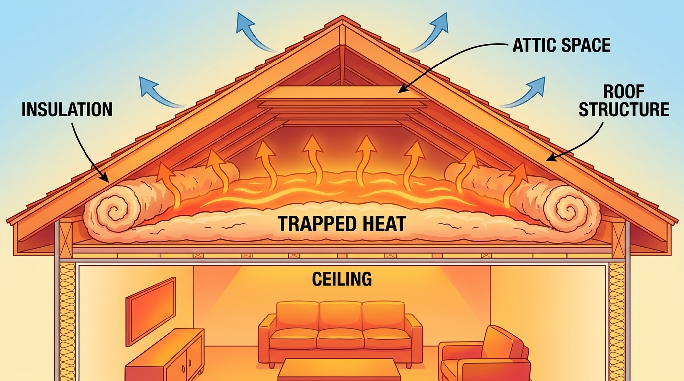 découvrez pourquoi l'isolation de vos combles avec un matériau prisé a rendu votre maison plus fraîche à l'intérieur qu'en plein soleil cet été et améliorez le confort thermique de votre habitat.