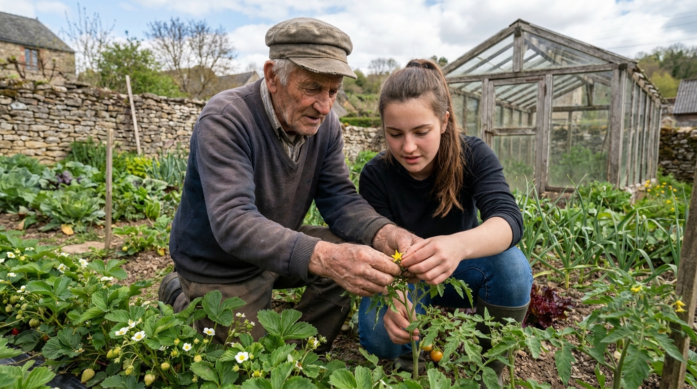 découvrez pourquoi couper les premières fleurs de vos fraisiers et tomates, selon un ancien du village, transforme votre récolte en un véritable succès dès août.