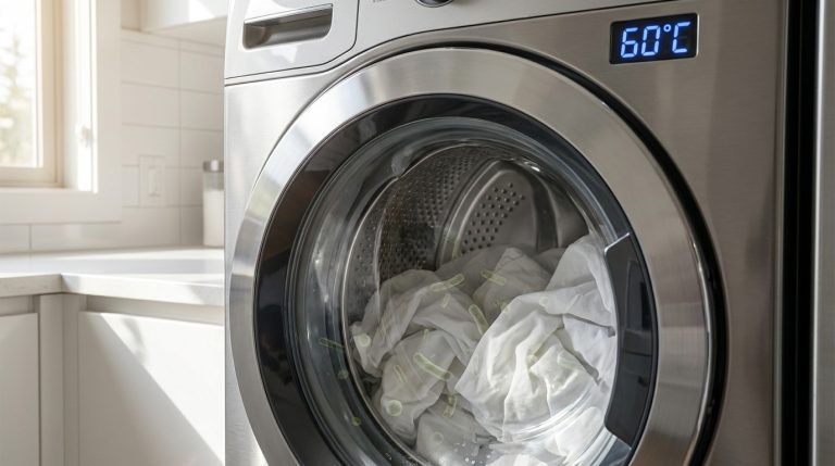 découvrez les résultats surprenants d'une étude 2025 révélant que plus de la moitié des machines à laver ne désinfectent pas les draps, même à 60°c. apprenez pourquoi laver vos draps à haute température ne suffit pas à éliminer les germes.