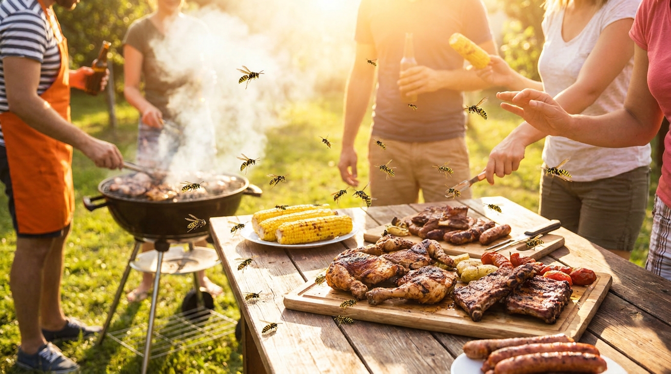 découvrez le secret inattendu pour éloigner efficacement les guêpes de vos grillades grâce à un simple bol placé près du barbecue. profitez de vos repas en plein air sans nuisances !